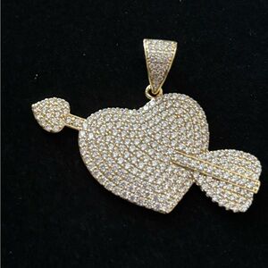Gold Plated Heart Pendant
